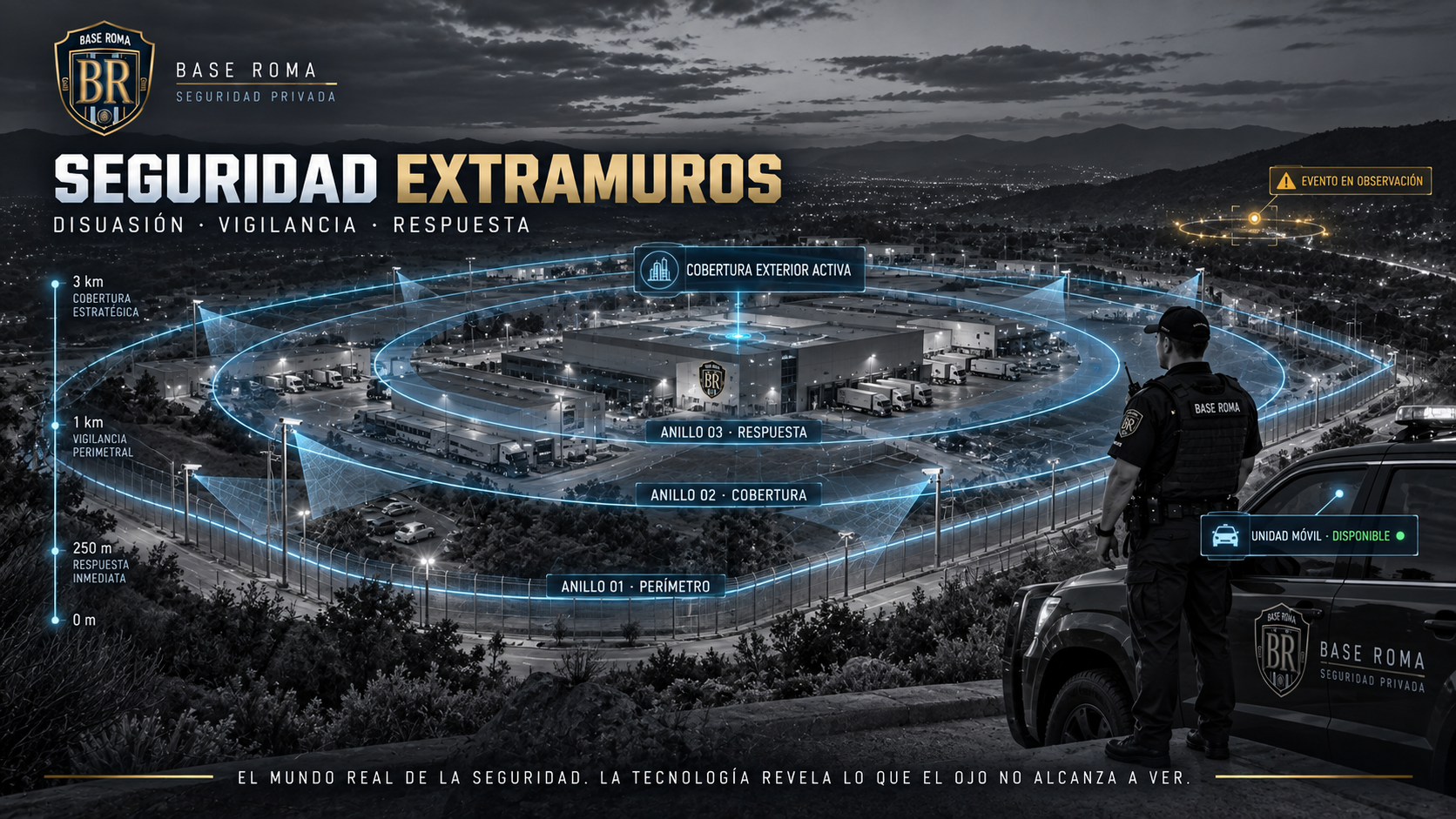 BASE ROMA: Seguridad extramuros