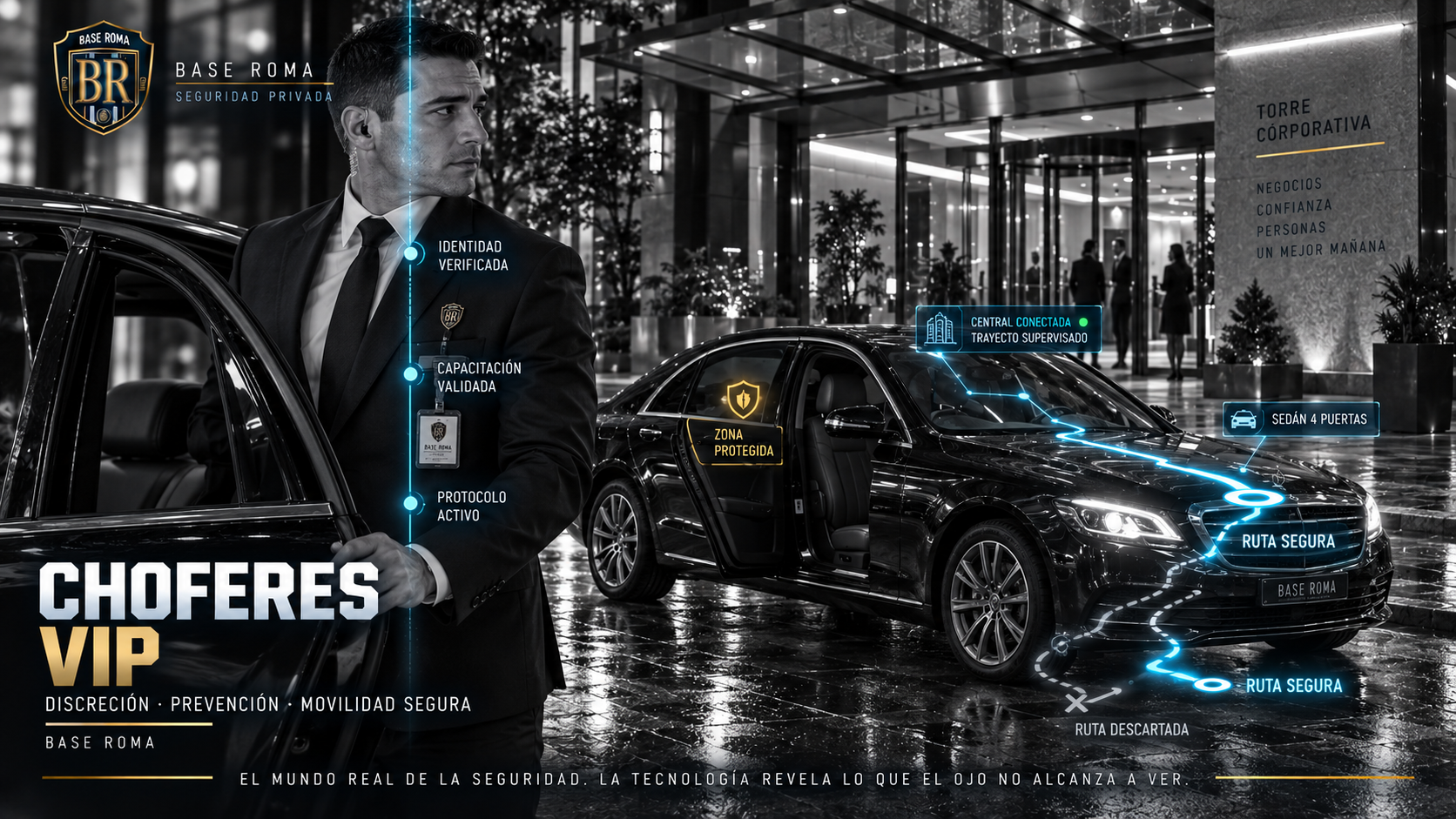 BASE ROMA: Choferes VIP